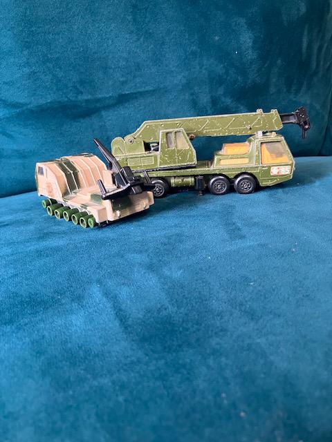 Vintage 1978 Matchbox Superkings Military Set – Scammell Crane
