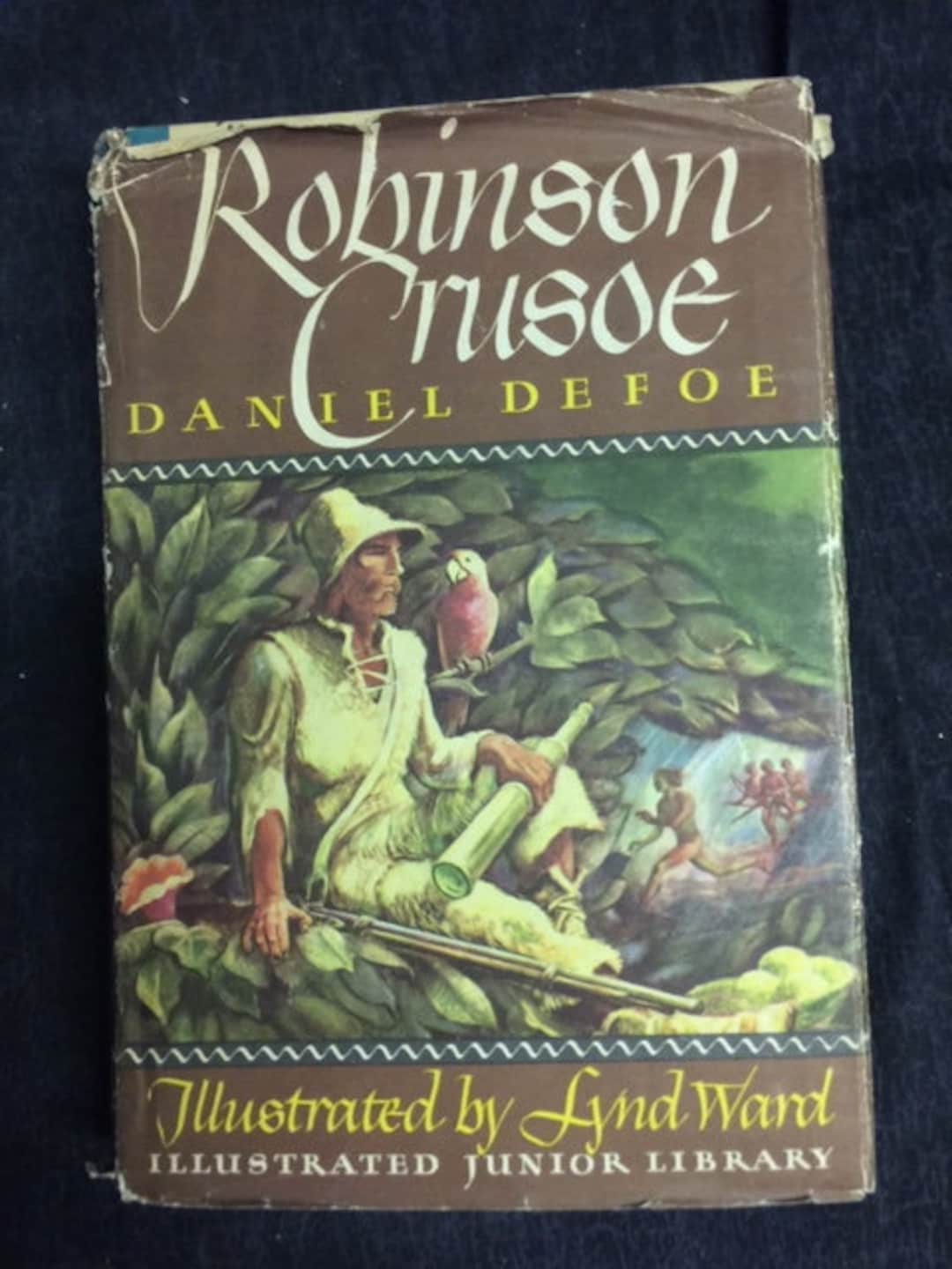 Robinson Crusoe Daniel Defoe 1946 Printing Grosset and Dunlap Hardcover ...