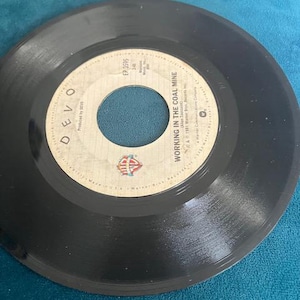 Devo Workin in the Coal Mine 45 RPM Vinyl Record Single