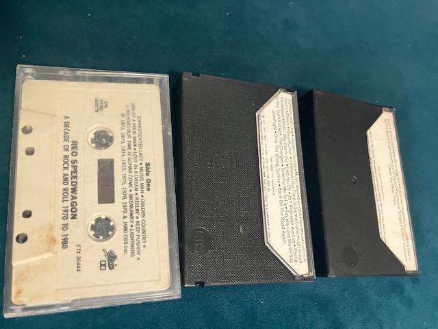 Reo Audio REO Speedwagon Vintage Pop Audio Tape Cassette Albums Collectible ...