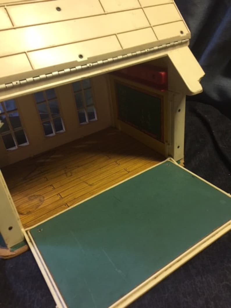 Fisher Price Vintage Play School Set Etsy