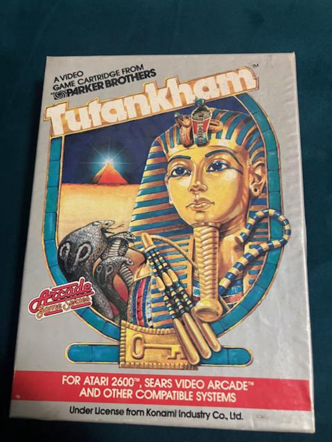 Tutankham Vintage Atari Ancient Egypt Video Game Classic in Box