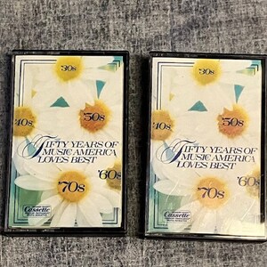 Fifty Years of Music America Loves Best Two Classic Tape Cassettes
