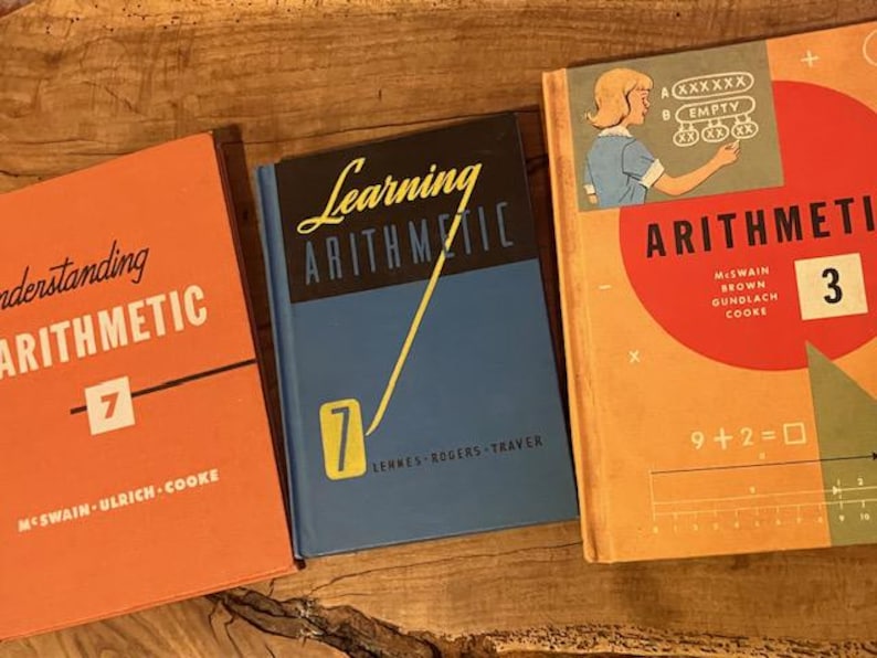 Laidlaw Arithmetic School Books Vintage Arithmetic Learners Textbook ...