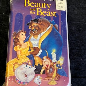 SEALED Walt Disney Classic Beauty and the Beast Rare VHS Film