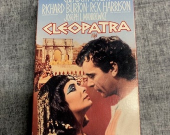 Cleopatra Double VHS Tape Movie Liz Taylor Classic Film