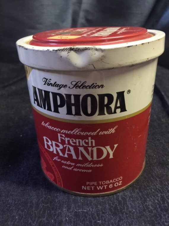 amphora tobacco Vintage Amphora Scotch Whiskey Tobacco Tin with Lid