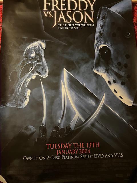 Freddy Vs. Jason (2003) Home Video Promo One-sheet 27x40