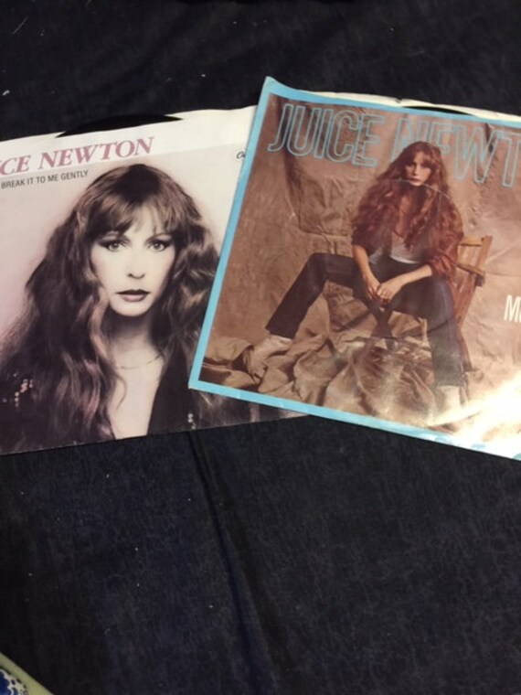 Two Classic Juice Newtons Angel of the Morning and Break It Etsy