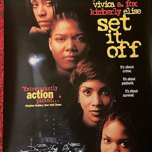 Set It off (1996) Original Theatrical Movie Poster — 27x40, Rolled
