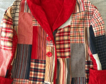 Giacca patchwork