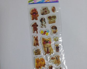 lots lovely dog pattern Scrapbooking Paper Kawaii Crafts Stickers For kid Gifts