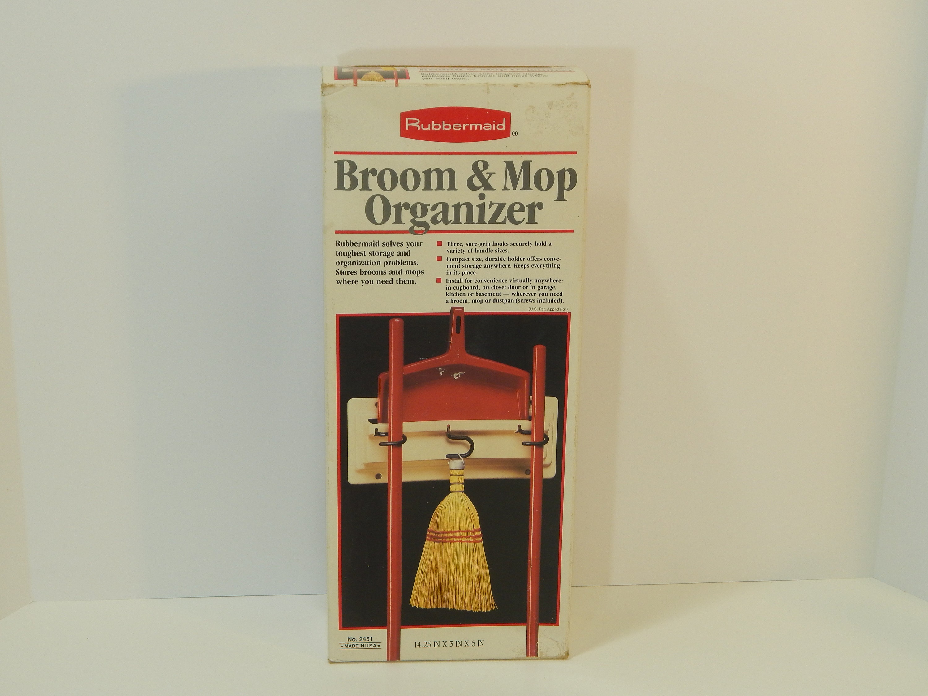 Vintage Rubbermaid Broom Mop Organizer Etsy