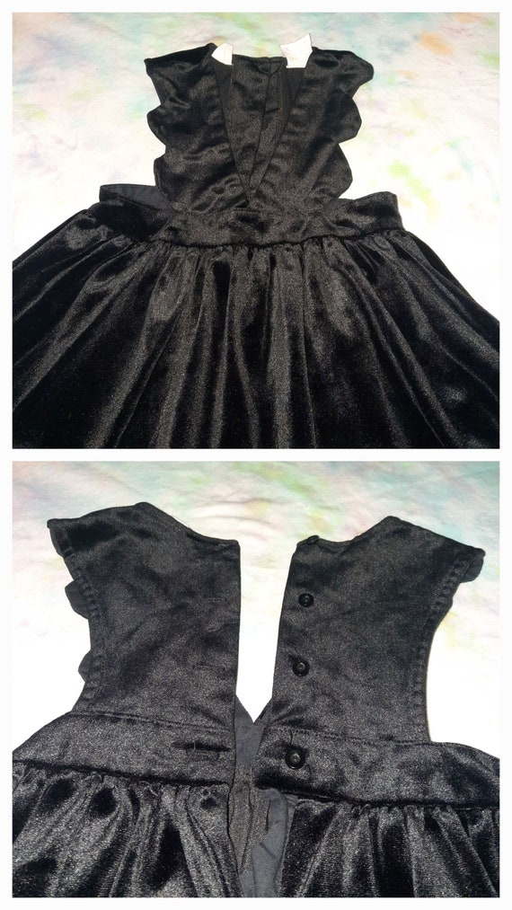 Vintage Velvet Dress Girls 4 The Designer Collect… - image 5