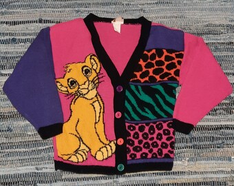 Vintage Disneys The Lion King Sweater Girls 7/8