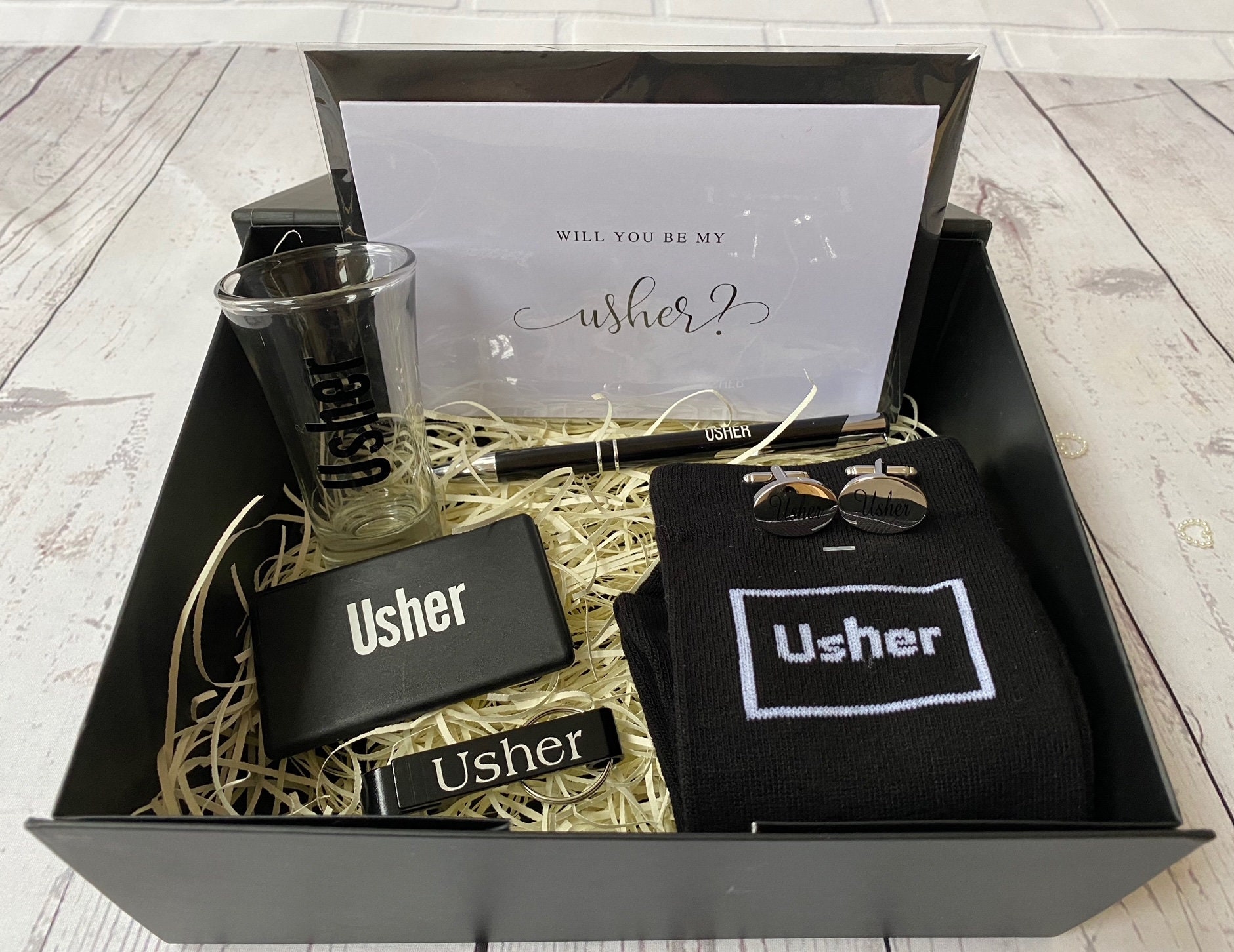 Personalised Best Man Gift Box Filled Thank You Best Man Box Etsy