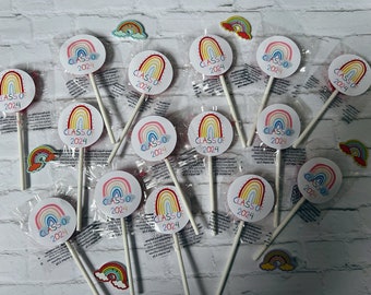 Bulk Class of 2024 lollipops. End of school treat. Teacher gift. School leavers gift. Teaching Assistant. End of term lolly. Pupil gift