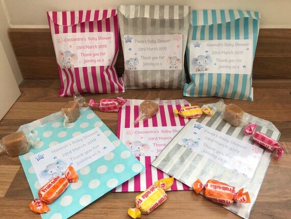personalised baby shower sweets