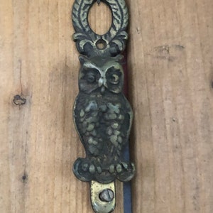 Vintage owl door knocker