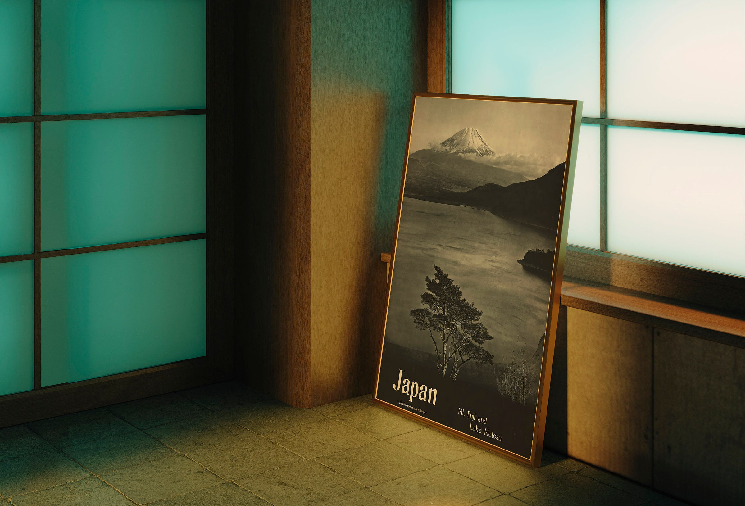 Vintage Japan Travel Poster - Japanese Government Railways - Physical ...