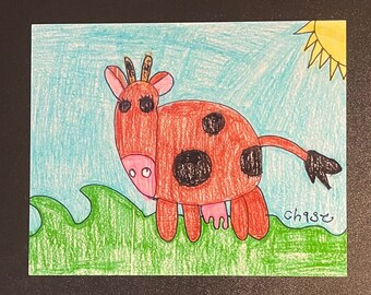 Brown Cow 8 x 10 Print