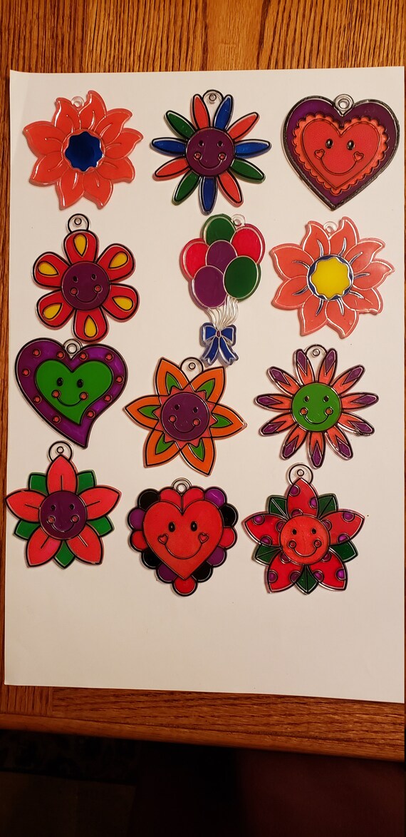 Custom painted plastic suncatchers Etsy