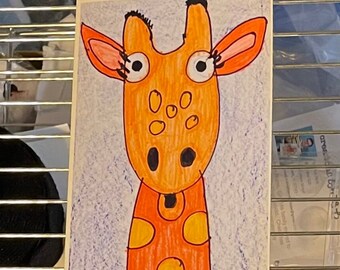 Giraffe Note Card, Set of 5