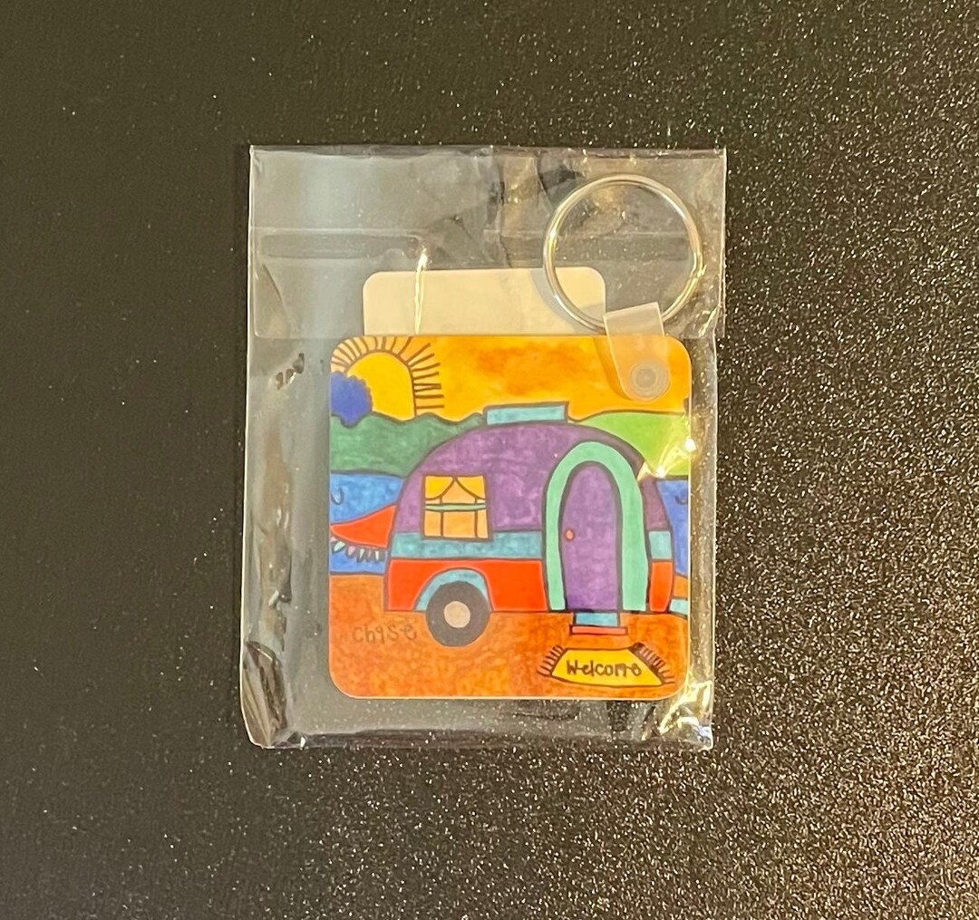 Camper Keychain Etsy