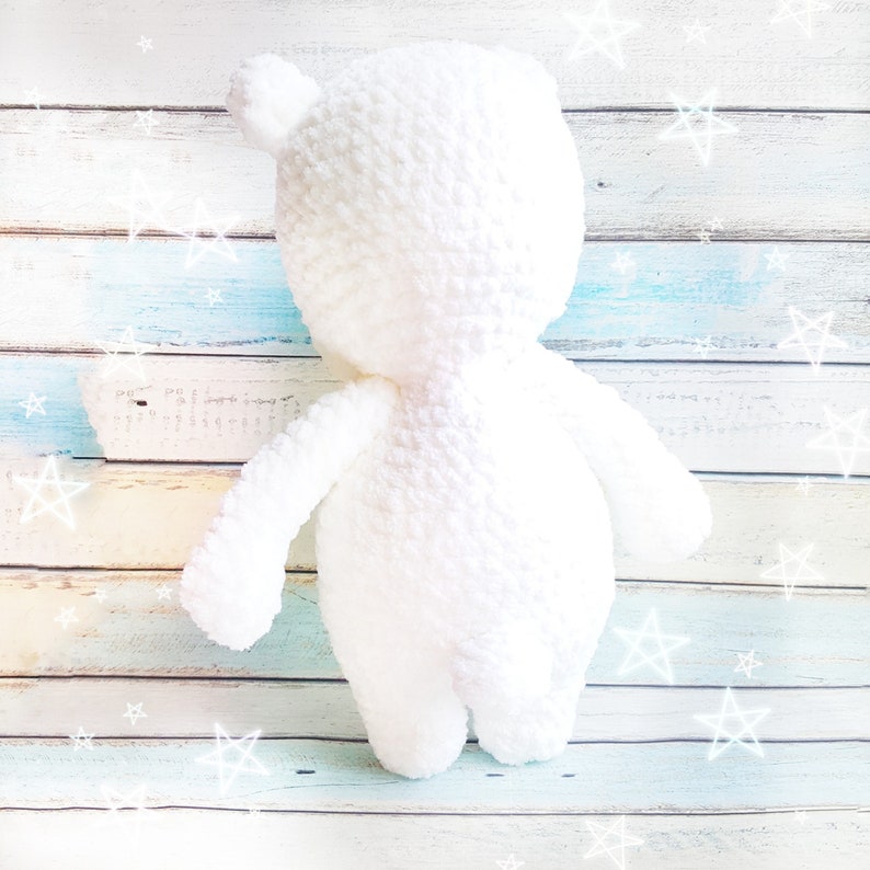 Crochet bear Baby gift Handmade toy Cute bear Kids decor Stuffed bear Plush bear Shy bear Knitted bear Cute Teddy Plush bear Toy for toddler