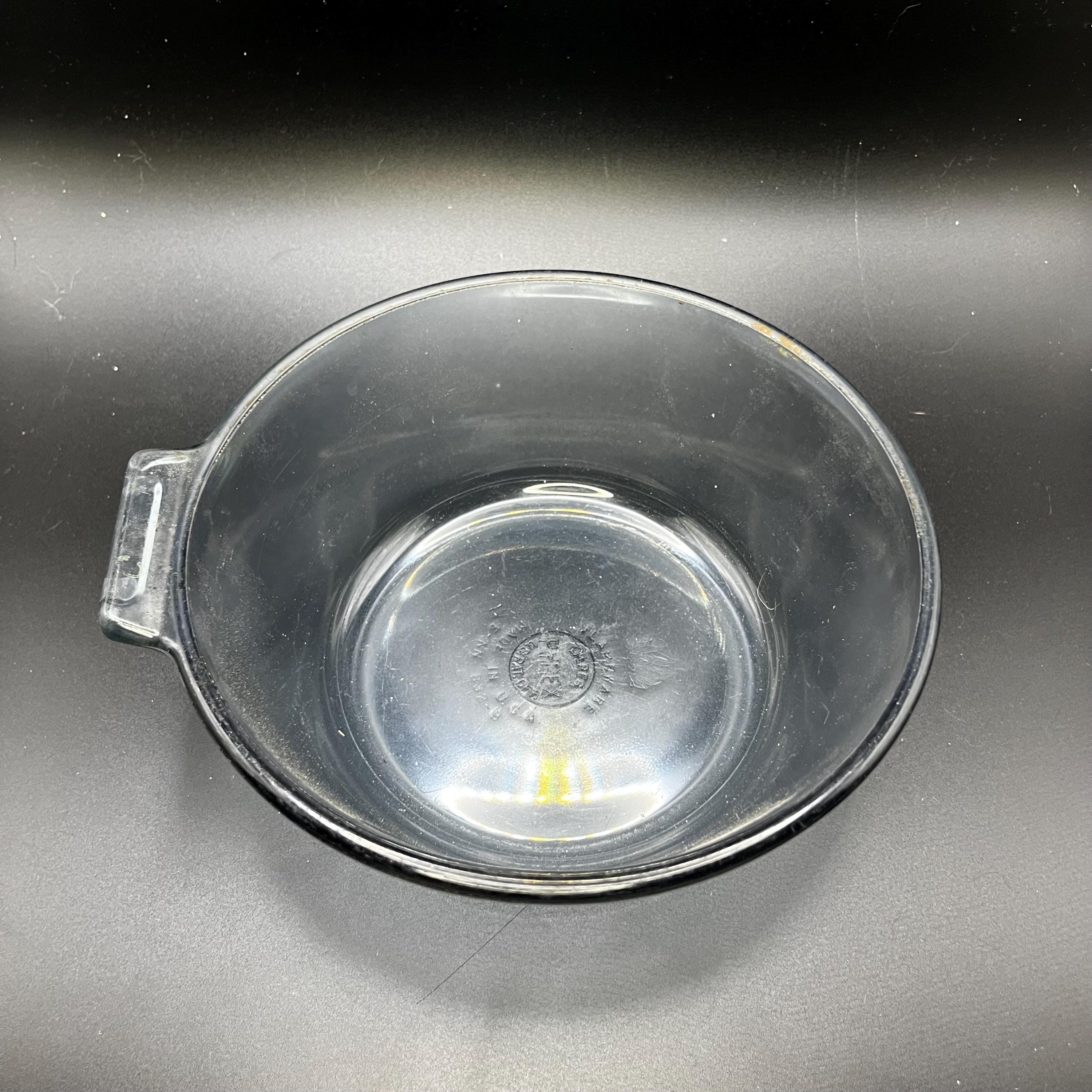Pyrex Flameware Cookware Vintage Pyrex Flameware Light Blue Tint Glass 832-B Cookware Saucepan ...