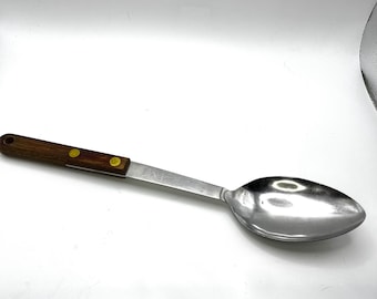 Cuchara de servir de acero inoxidable VTG Utica American Maid, utensilio de cocina