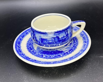 "Vintage Scammels Lamberton B & O Eisenbahn ""Centenary"" Mokkatasse mit Untertasse ."