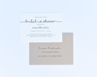 Bridal Shower Invitation