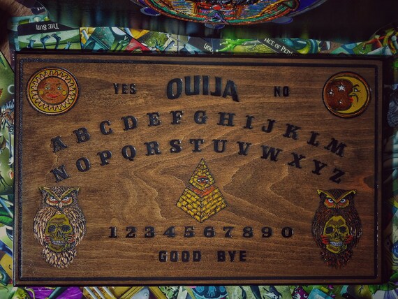 Ouija Board Spiritual Board Wenge Etsy