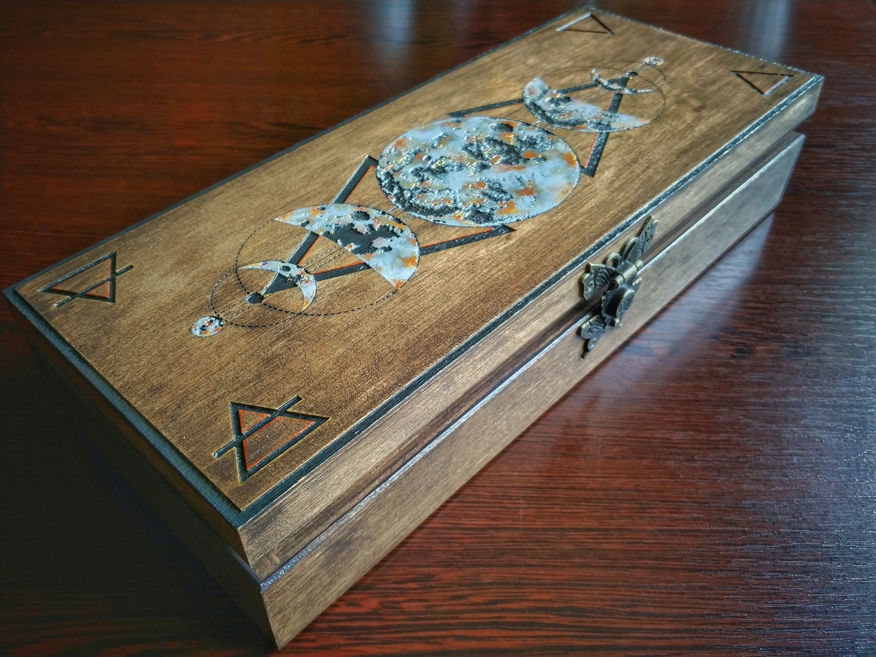 Tarot card deck storage For 4 Tarot decks Etsy