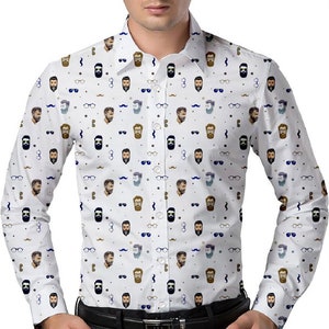 Fab Patterns Mens The Gentlemen Regular Fit Full Sleeve Cotton Shirt