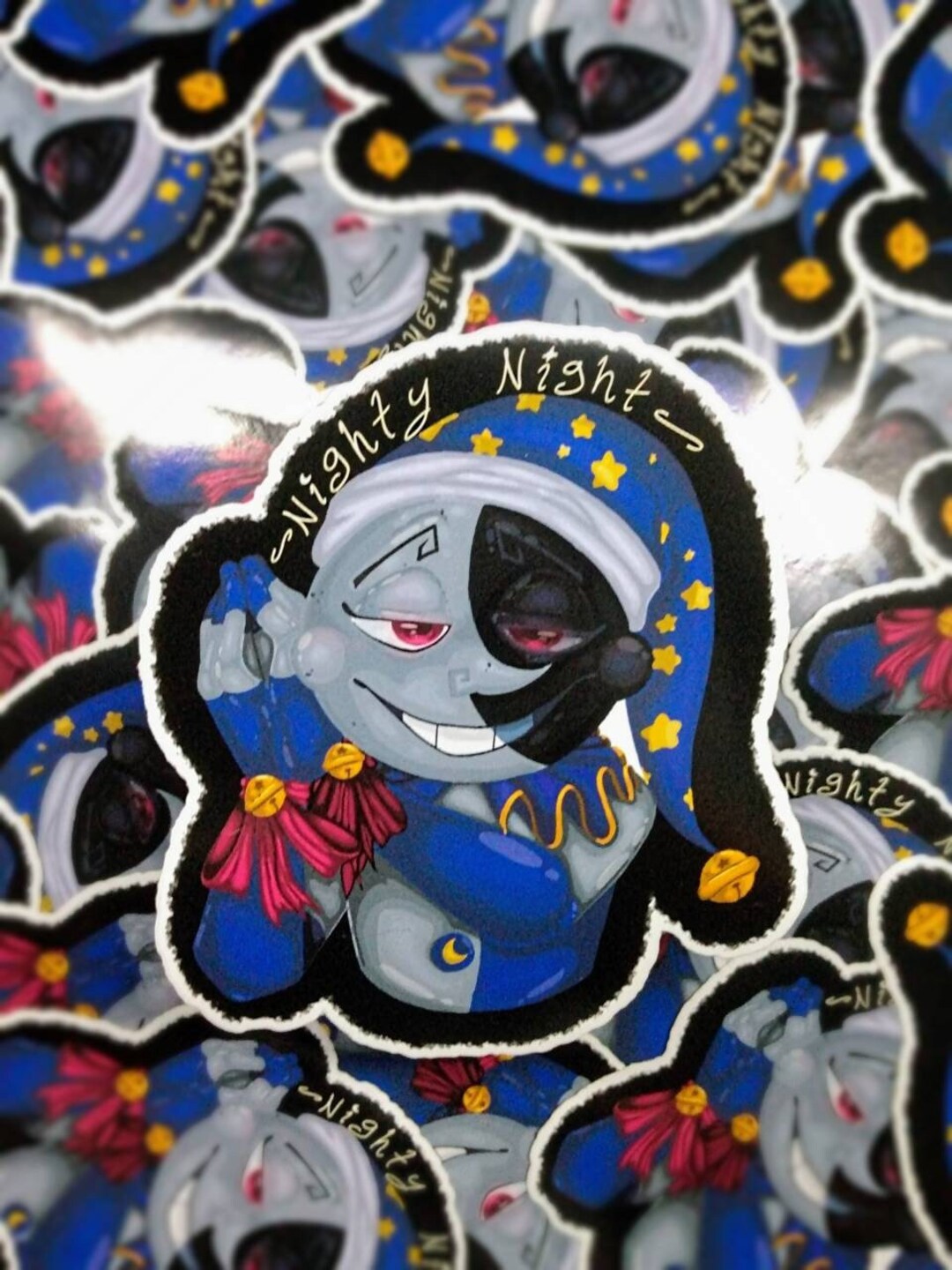 Moon Waterproof Sticker - Etsy