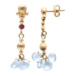 Ruby Dangle Earrings