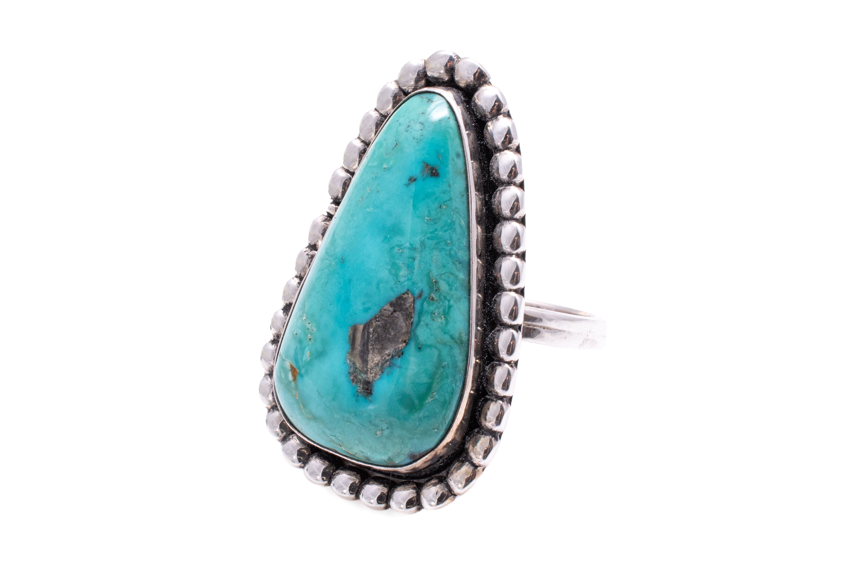 Exquisite Native American Navajo Royston Turquoise Peridot Sterling Silver Gigantic Ring Exquisite Native American Navajo Royston Turquoise Peridot Sterling Silver Gigantic Ring