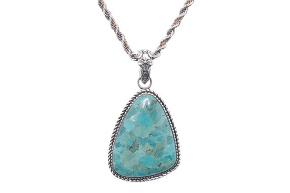 Sterling Silver Turquoise Necklace