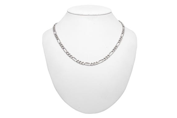 Sterling Silver Solid Figaro Chain - image 2