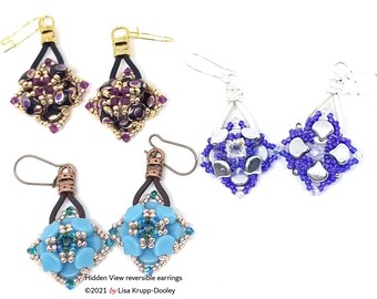 Hidden View reversible earrings kit