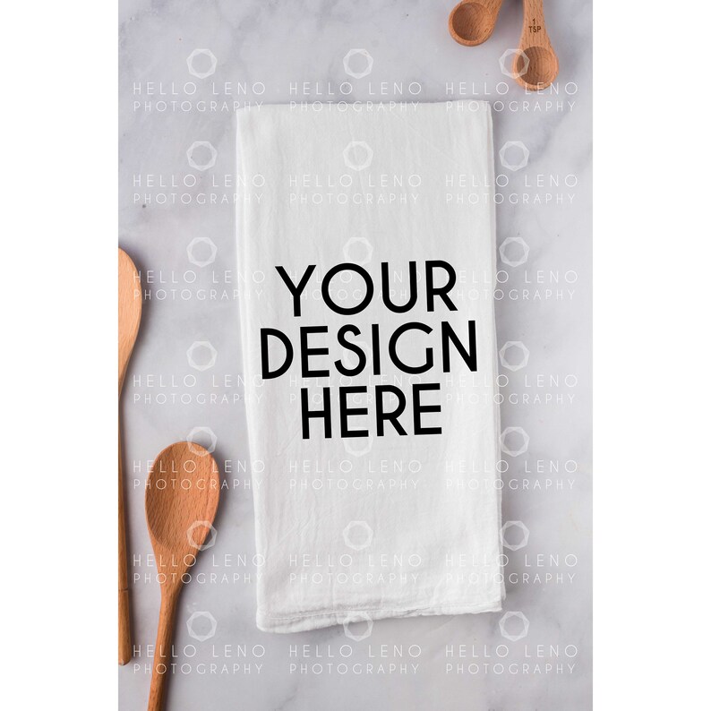 Download Kitchen Towel Mockup Flour Sack Mock Up Dish Towel Mockup | Etsy