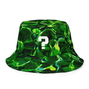 Tipper Reversible Question Mark Psychedelic Bucket Hat, Tipper Merch, Tipper Hat, Tipper Music, Tipper Bucket Hat, Dave Tipper, Tipper