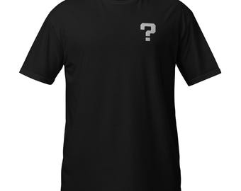 Tipper Embroidered Question Mark Shirt, EDM Music Merch