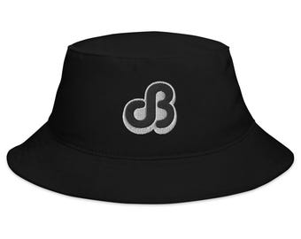 Täglich Brot bestickter Fischerhut, Festival EDM Musik Merch
