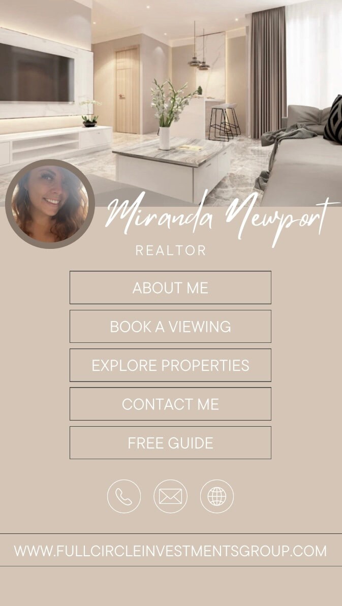 Realtor Link in Bio Canva Template | Instagram Landing Page (digital ...
