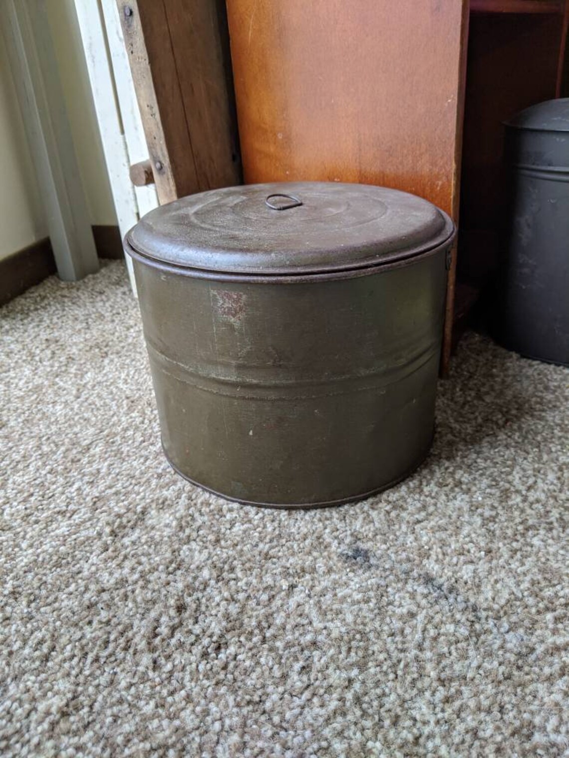 Antique Lunch Pail Etsy