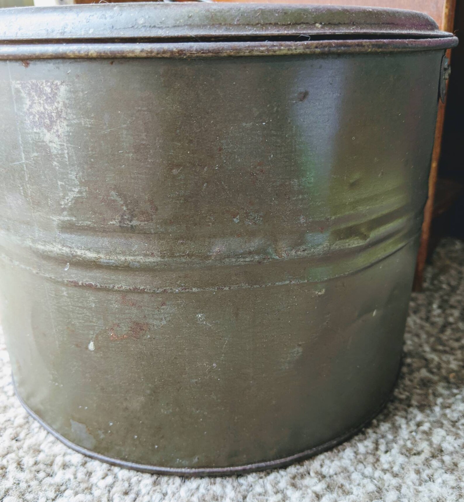 Antique Lunch Pail Etsy