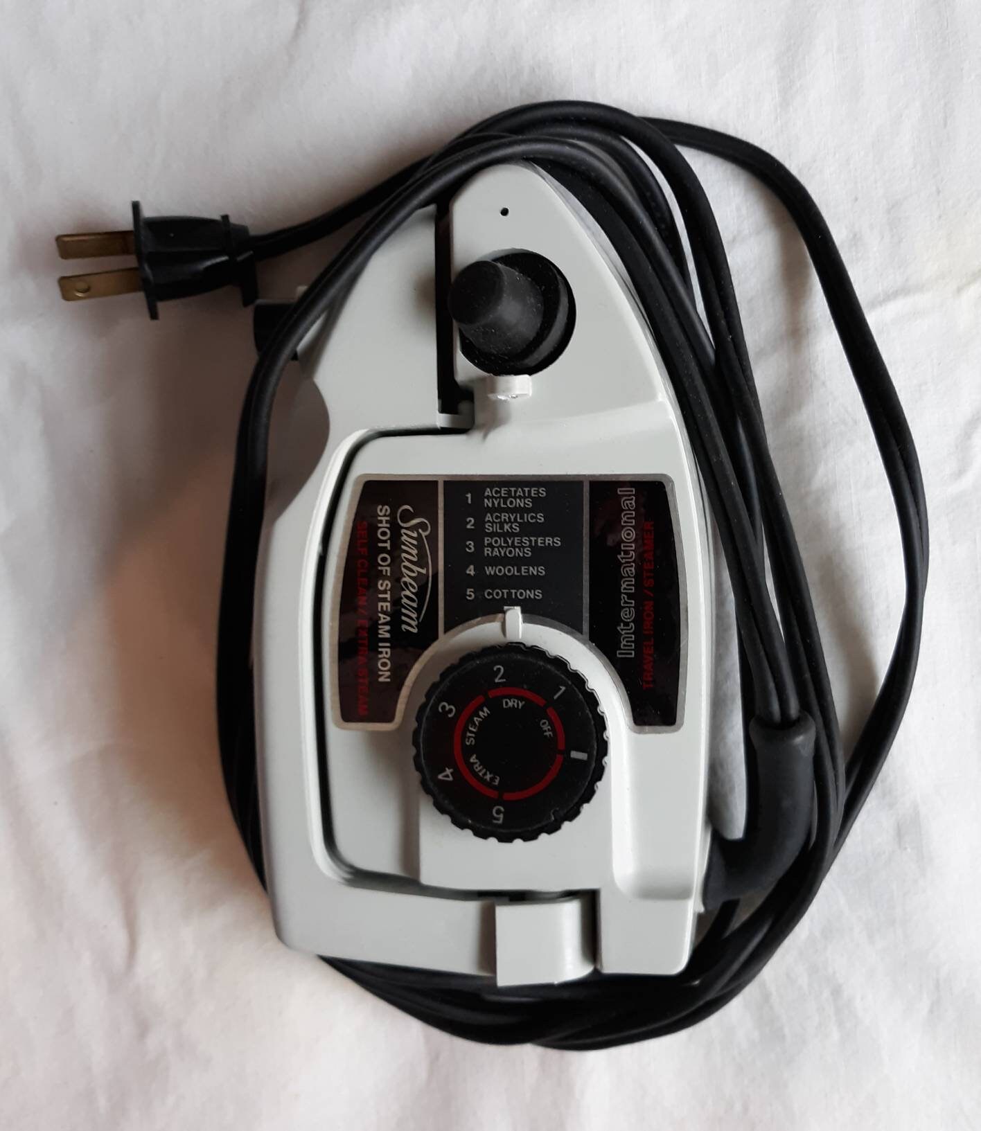 Sunbeam Travel Iron Etsy